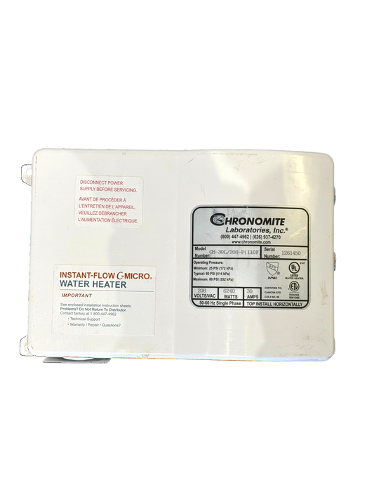 Chronomite CM-30L/208 Thermostatic Tankless Water Heater