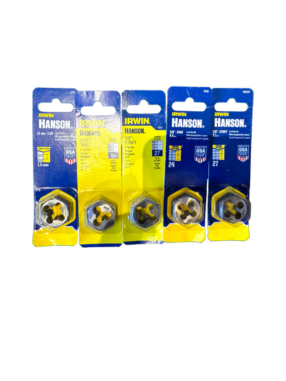 Lot New Irwin Hanson 1" Hex Die (Kat)