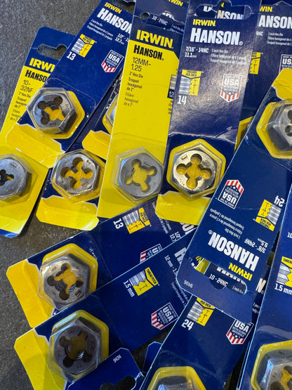 Lot New Irwin Hanson 1" Hex Die (Kat)