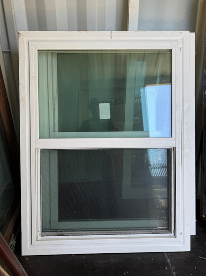 (2) Single Hung Vinyl Windows