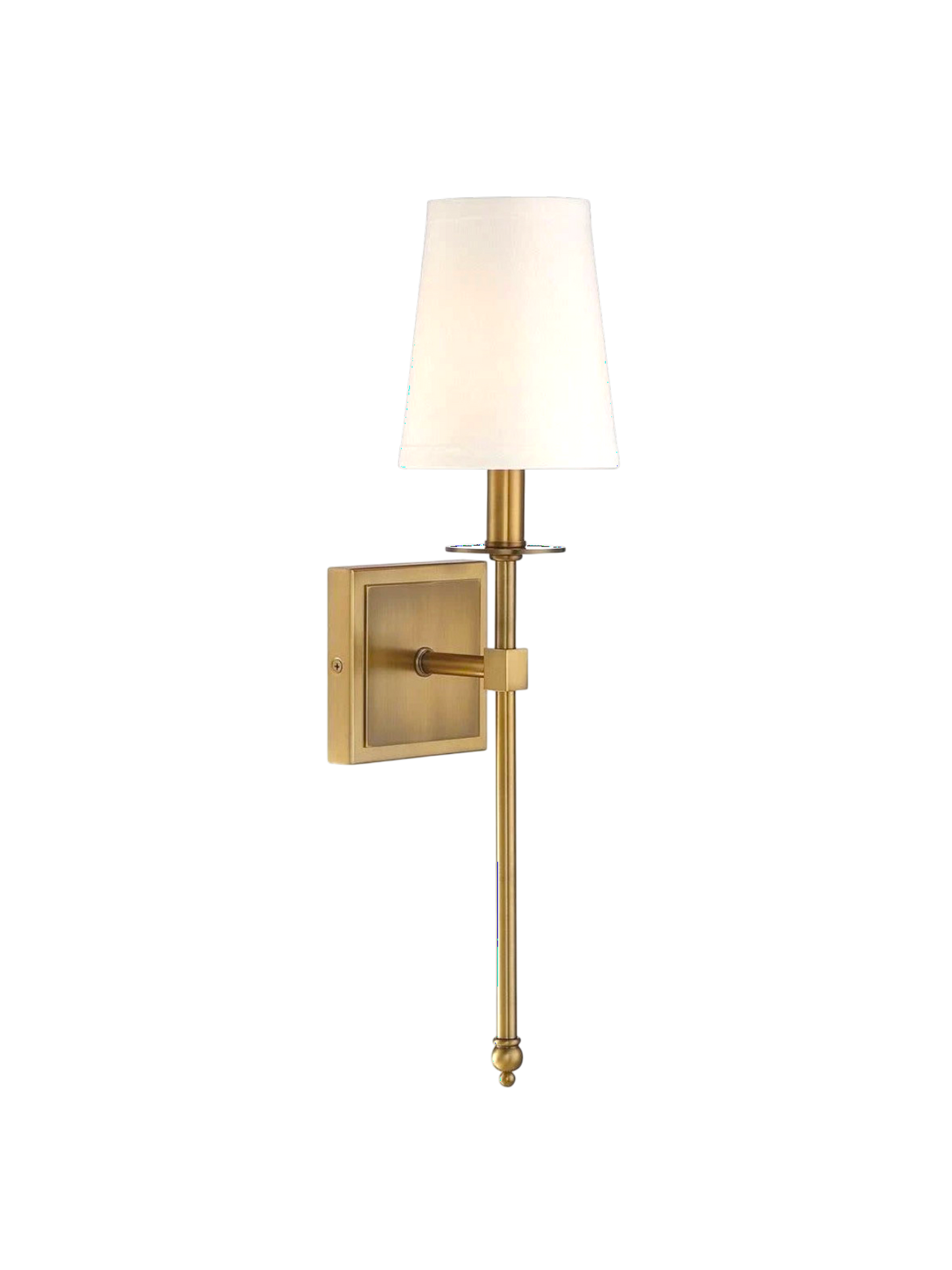 New Savoy House Monroe Single 20" Brass Sconce