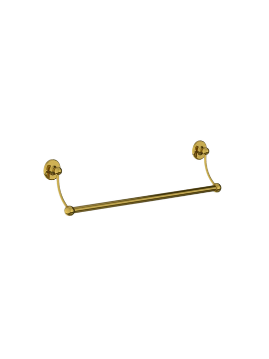 New Lefroy Brooks 20" Edwardian Towel Rail LB4935 Antique Gold