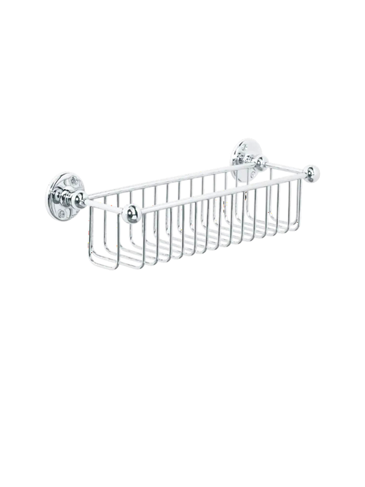 New Lefroy Brooks Classic Shower Bottle Rack Caddy LB4510 Nickel
