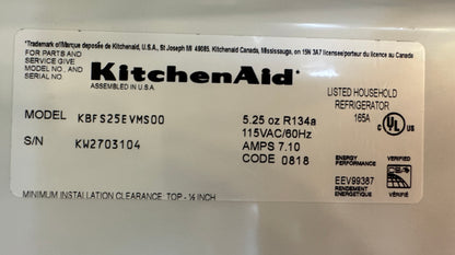 KitchenAid 36" French Door Refrigerator