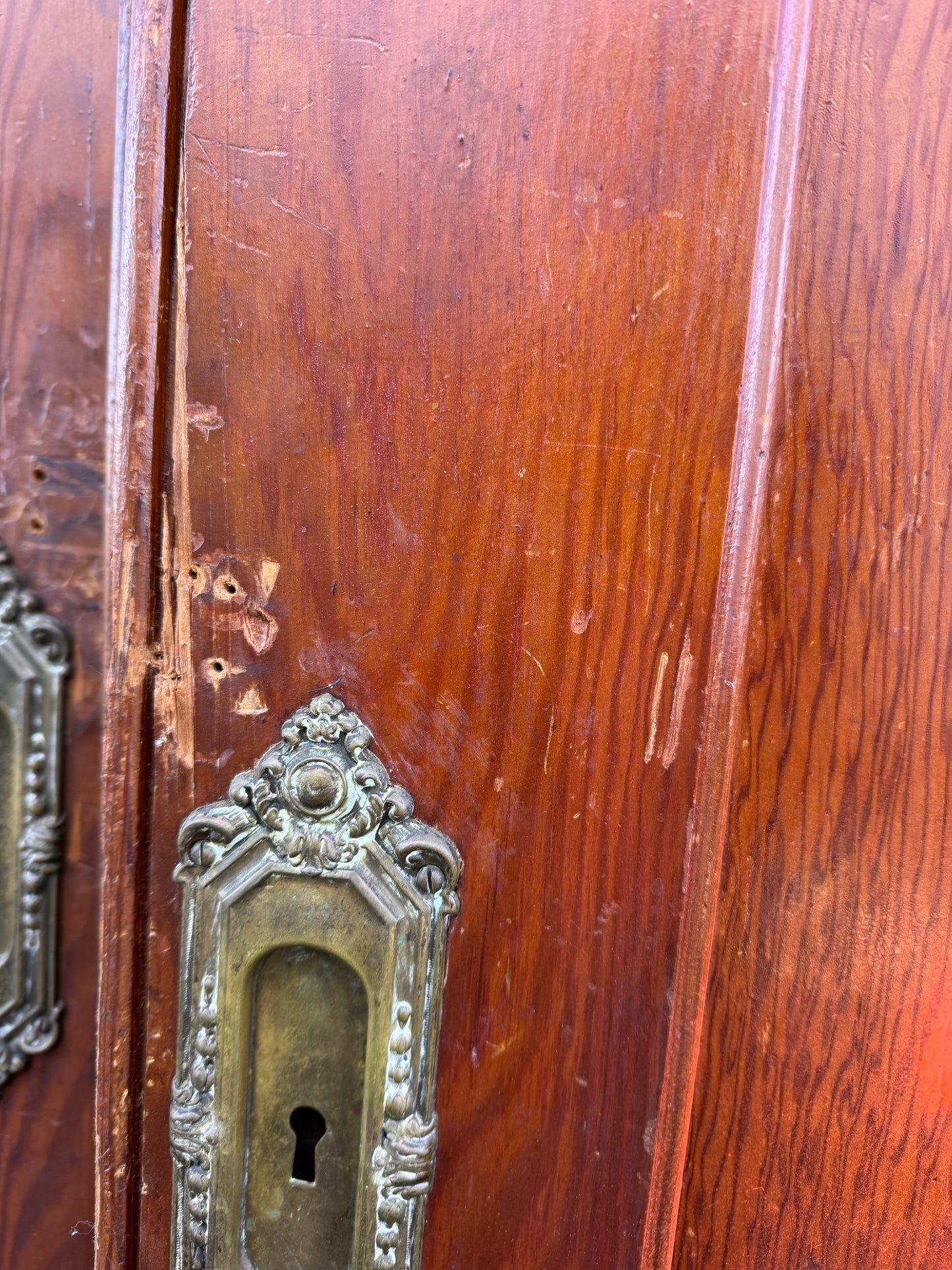 Vintage Wood Pocket Doors