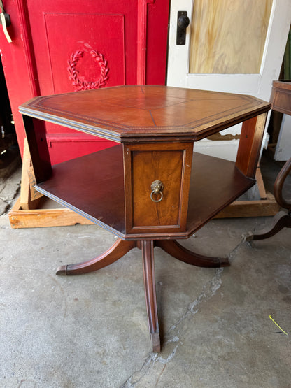 Vintage Henredon Octagonal Regency-Style Table