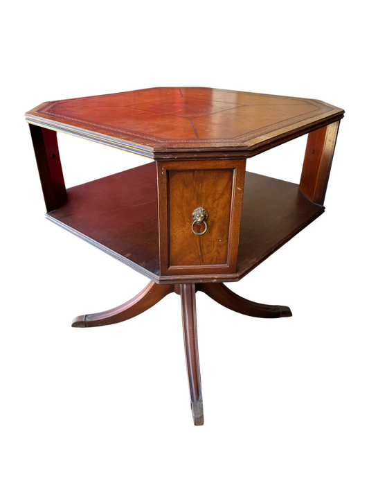 Vintage Henredon Octagonal Regency-Style Table