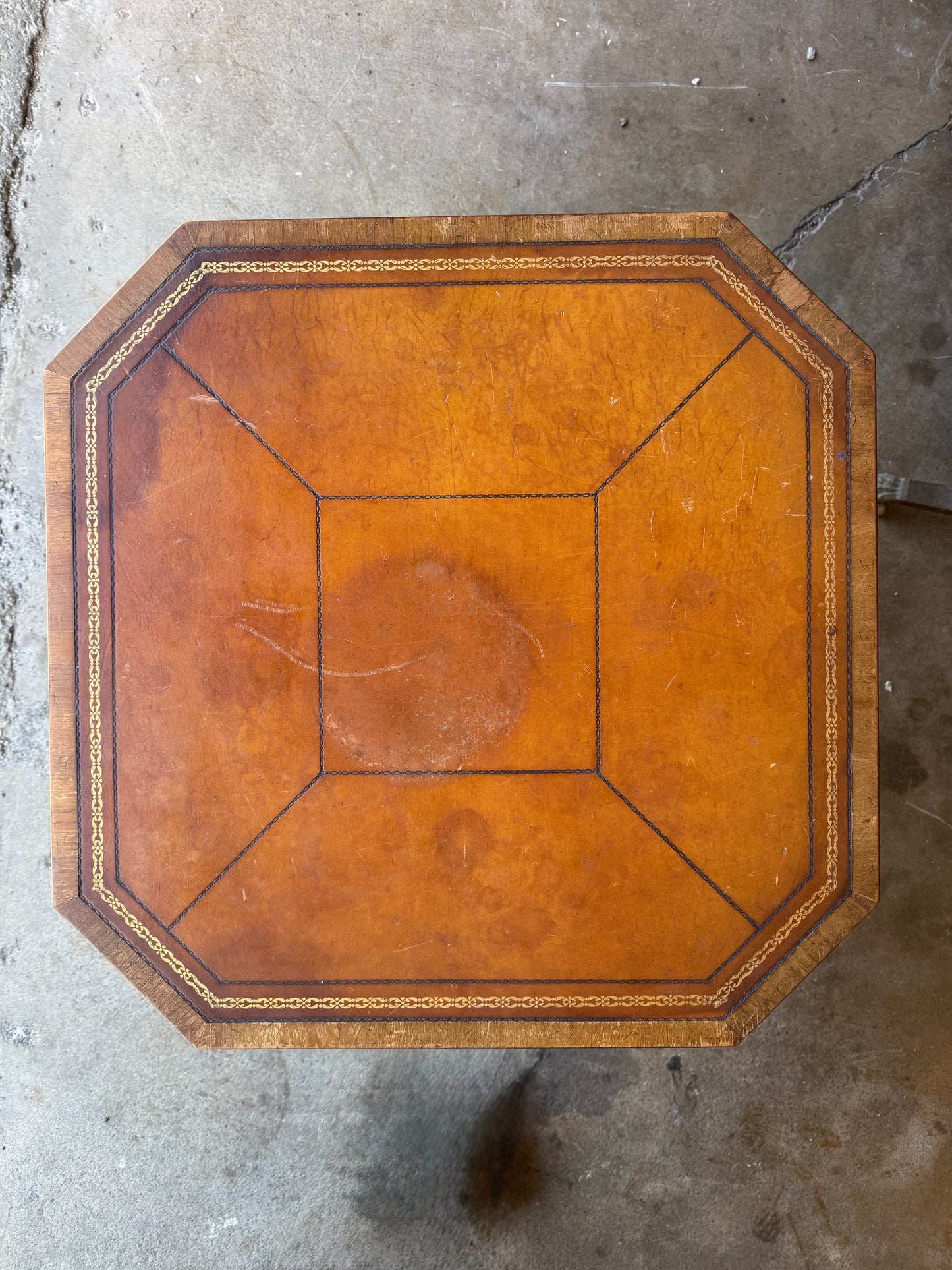 Vintage Henredon Octagonal Regency-Style Table
