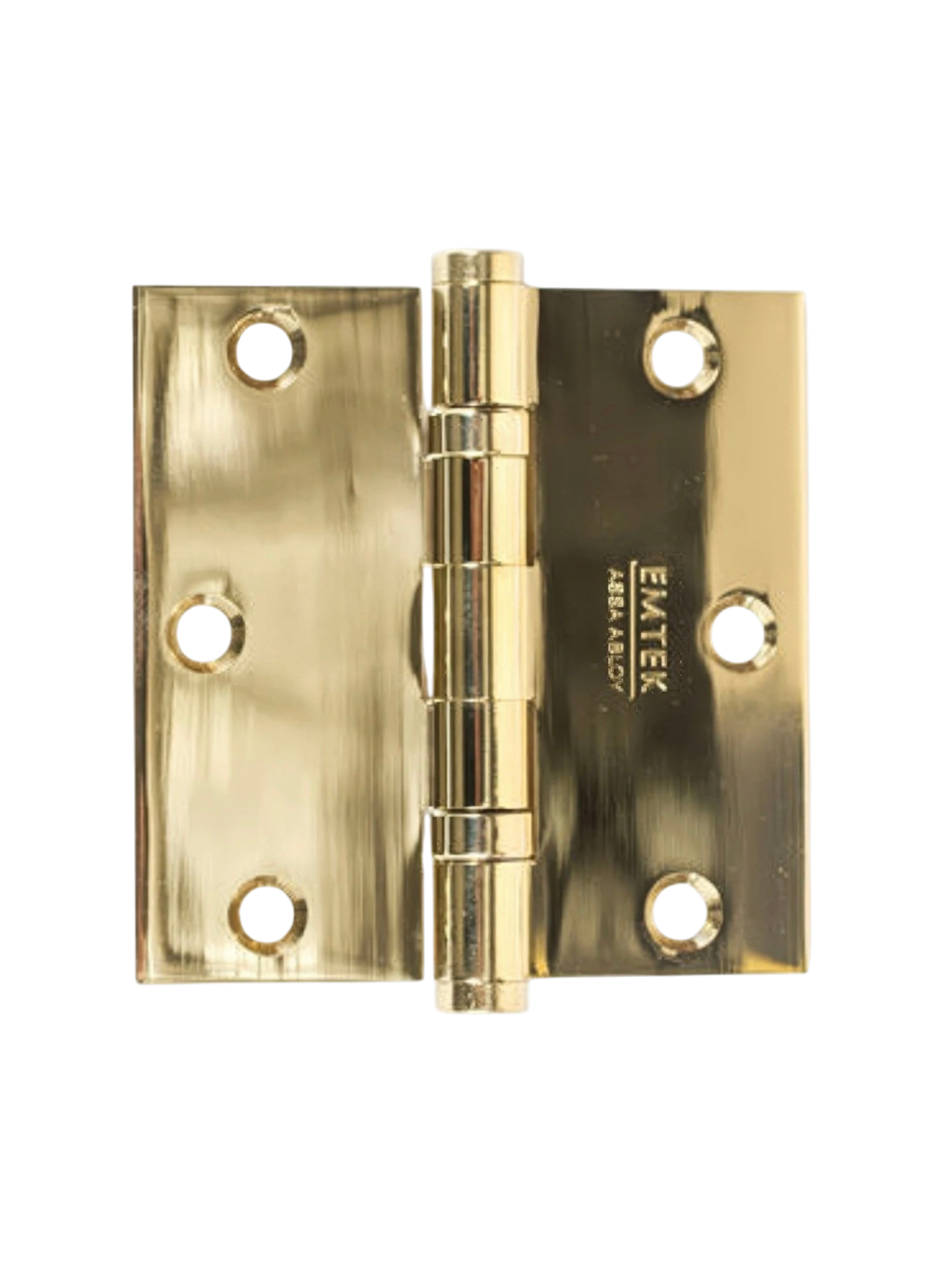 (6) Hinges Emtek Brass Heavy Duty Square Corner