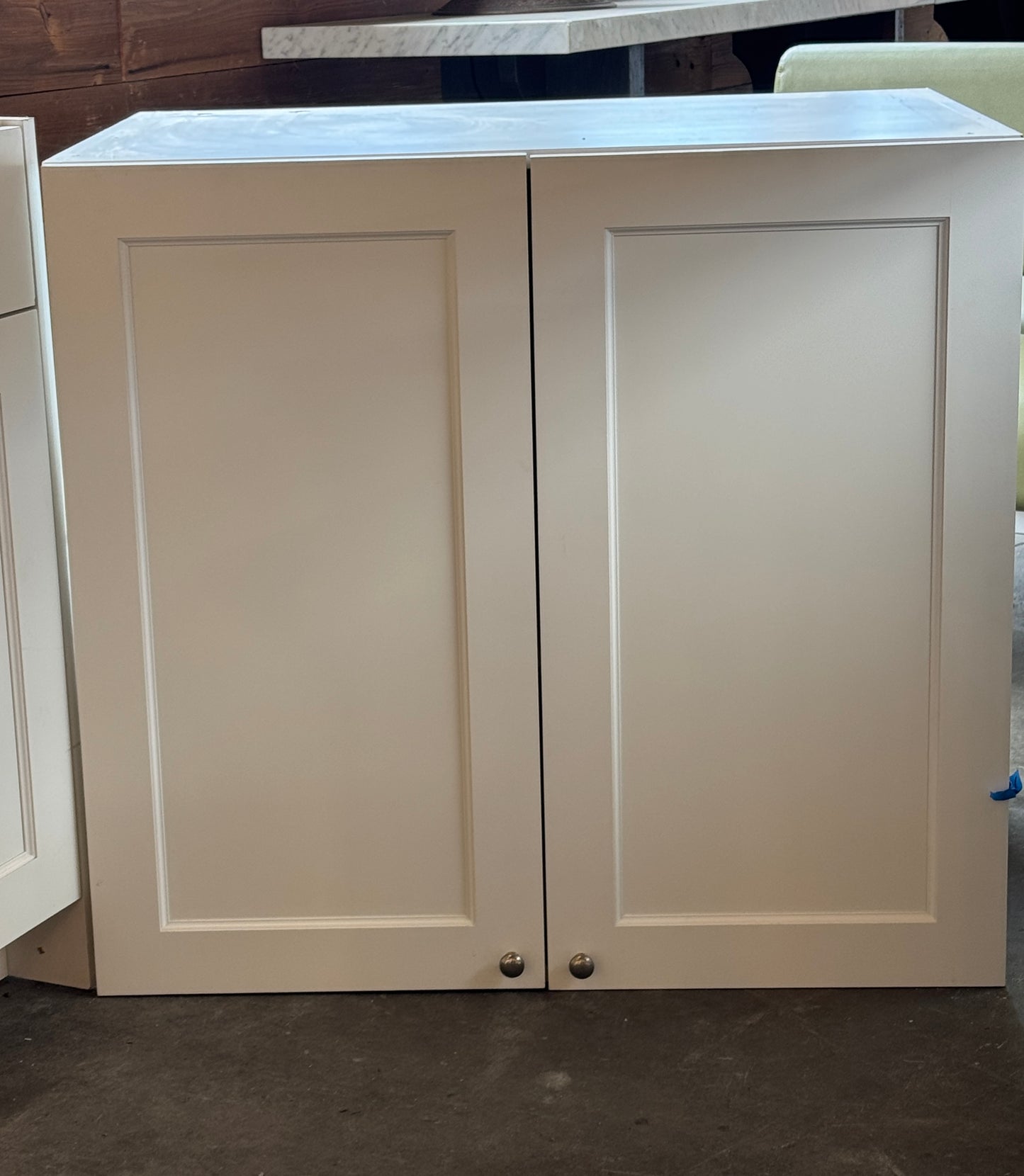 White Omega Kitchen Cabinet Set