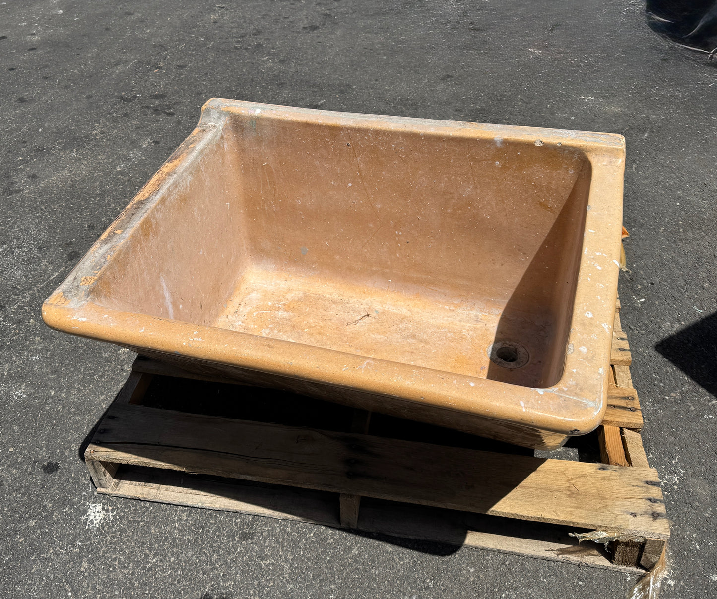 Vintage Gladding, McBean Earthenware Utility Sink Basin