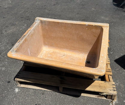 Vintage Gladding, McBean Earthenware Utility Sink Basin