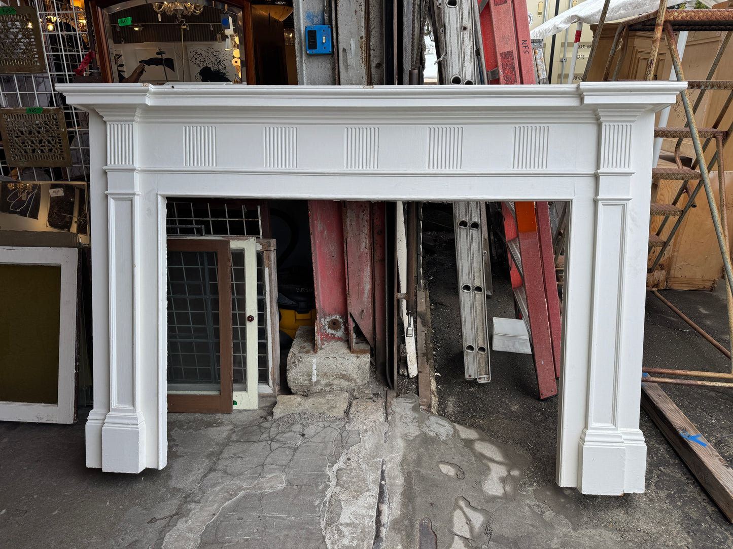 Vintage 1902 Fireplace Surround Mantle