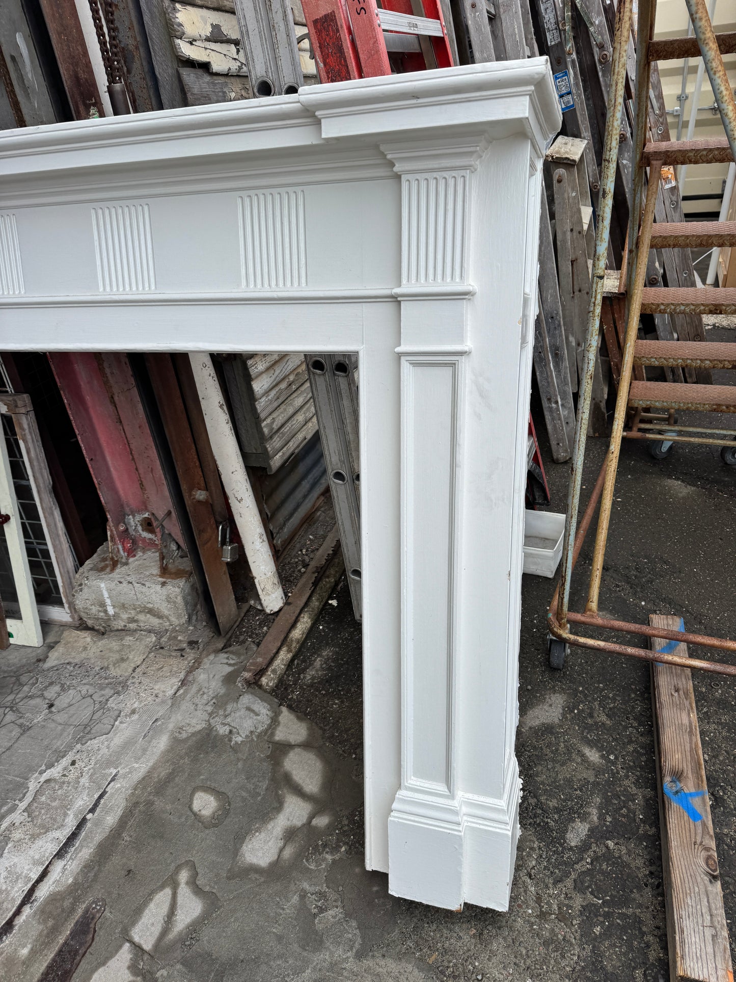 Vintage 1902 Fireplace Surround Mantle