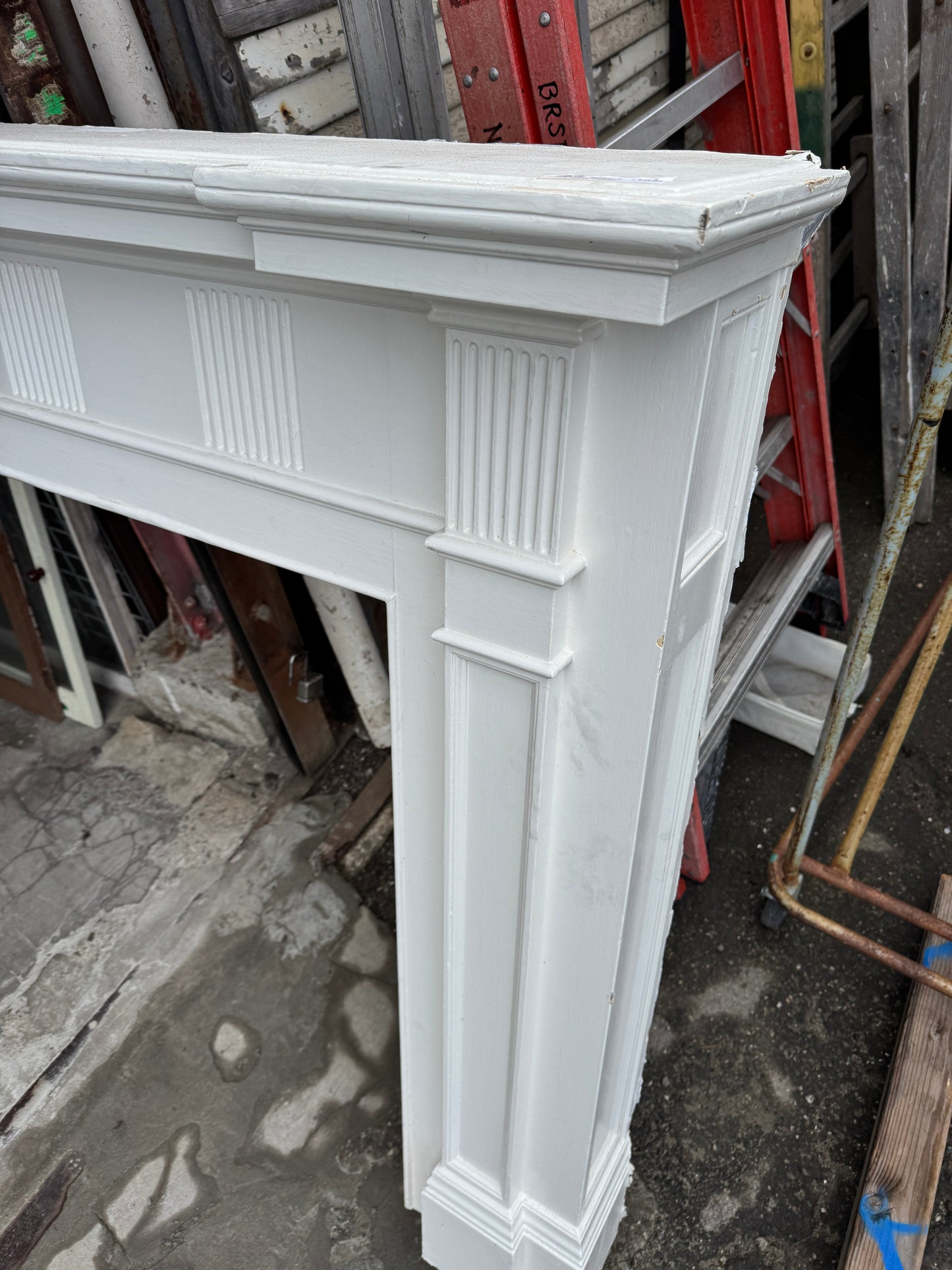 Vintage 1902 Fireplace Surround Mantle