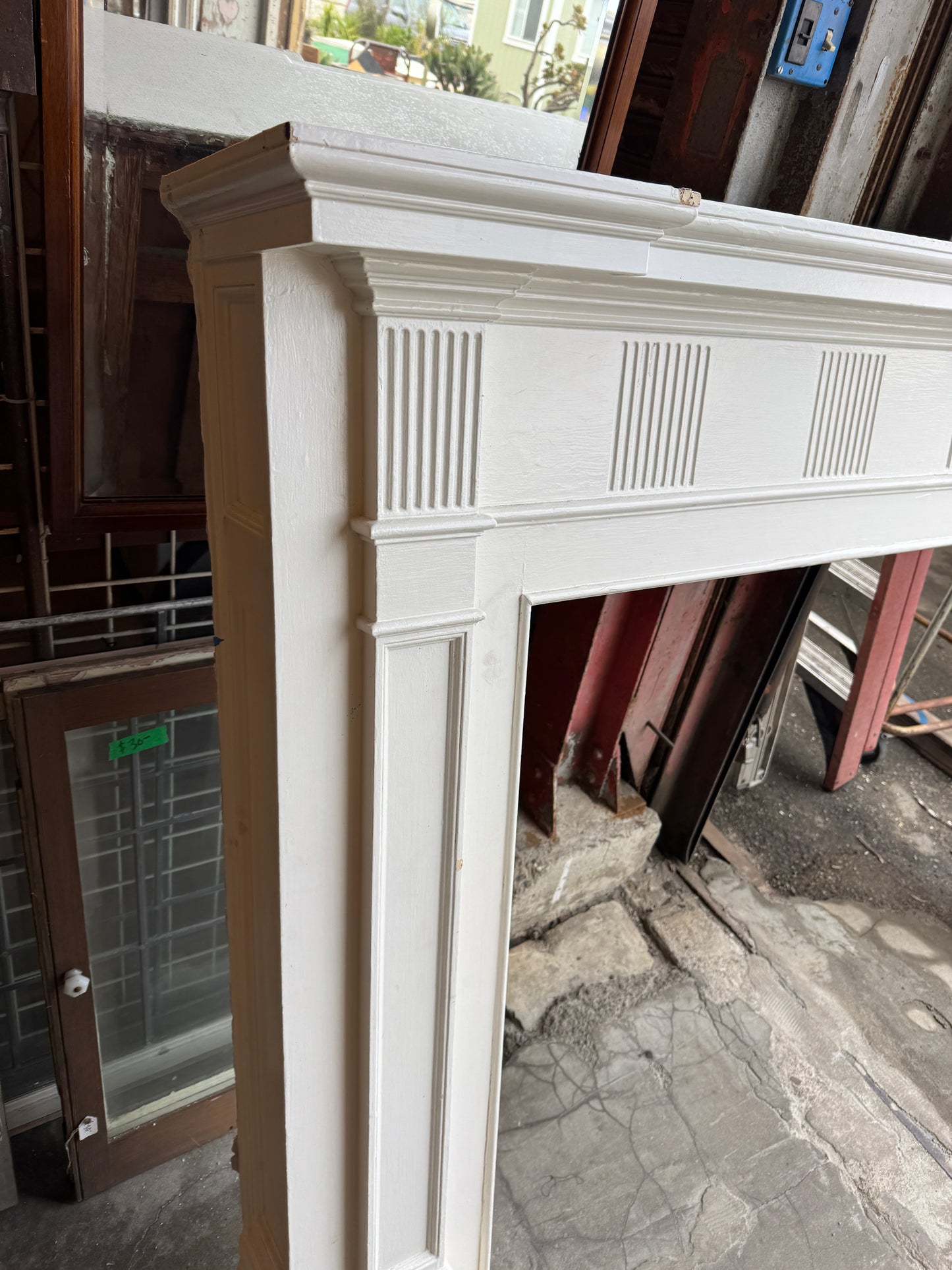 Vintage 1902 Fireplace Surround Mantle