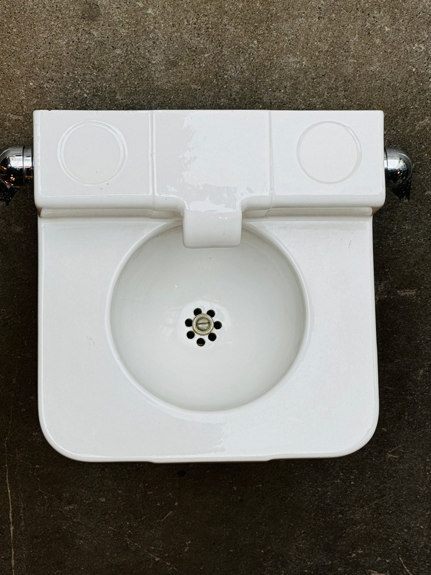 Vintage 1949 Wall Mount White Crane Dental Sink