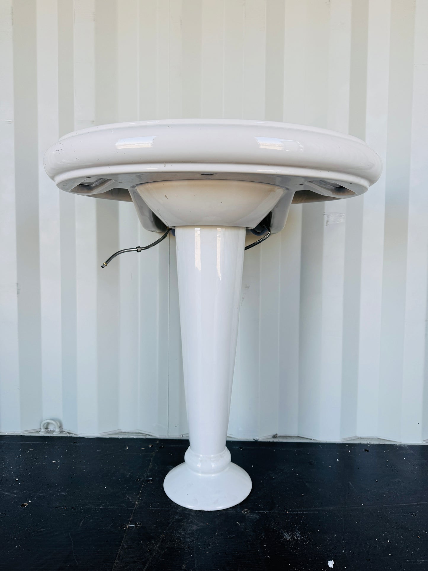 Kohler Oval Pedestal Sink + Faucet