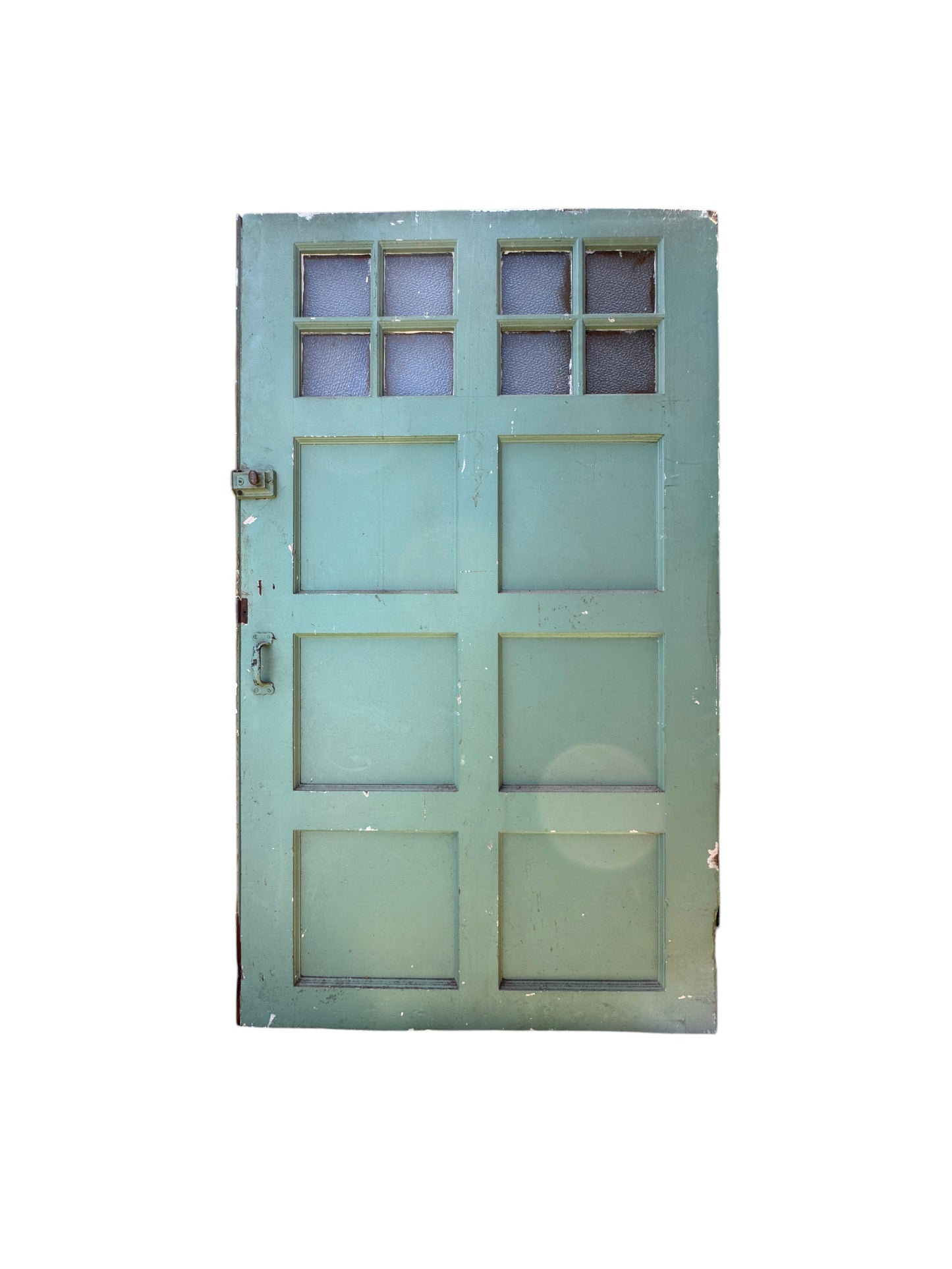 Vintage Redwood Swing Garage Door