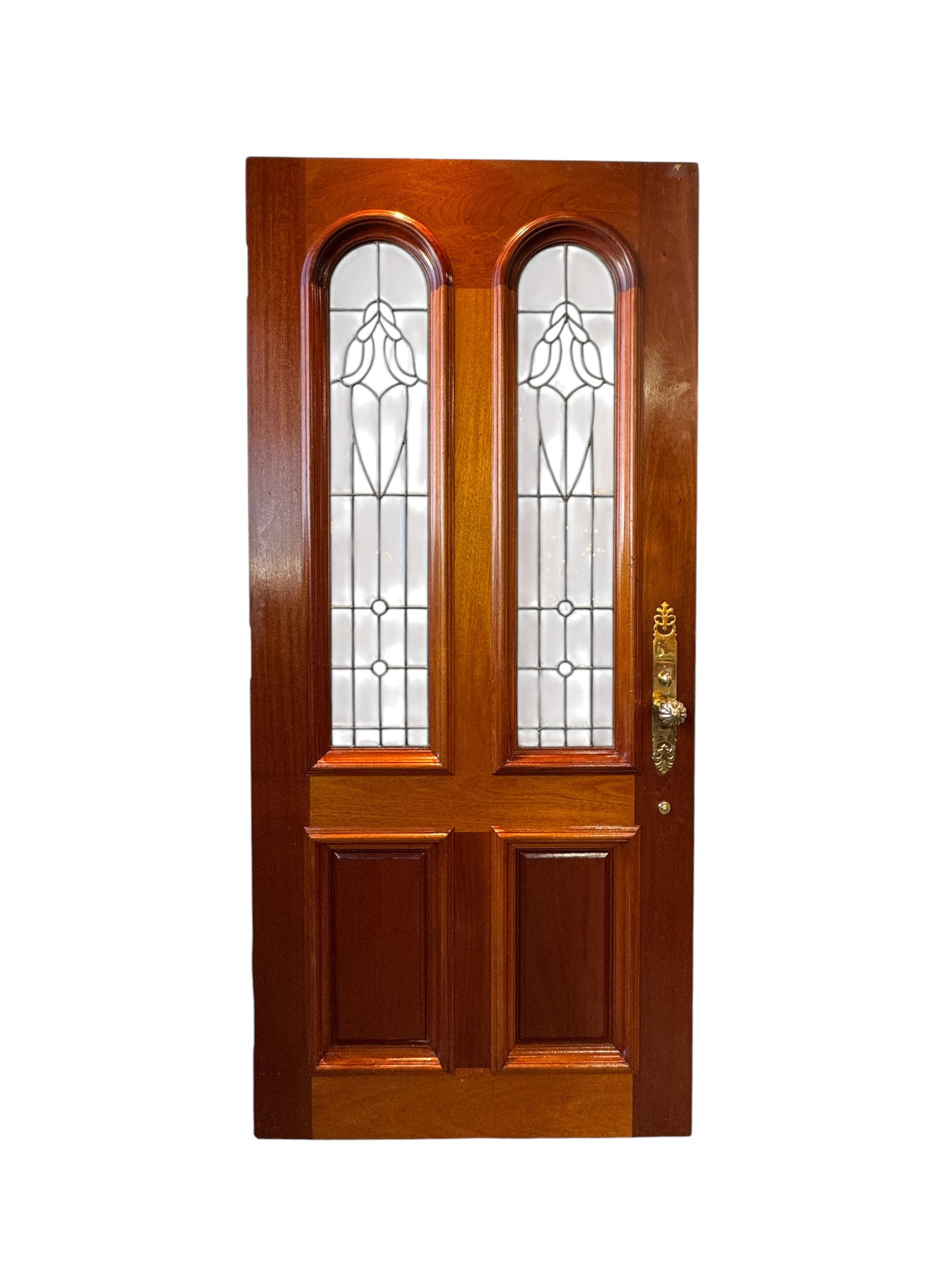 Mahogany Front Door With Hardware