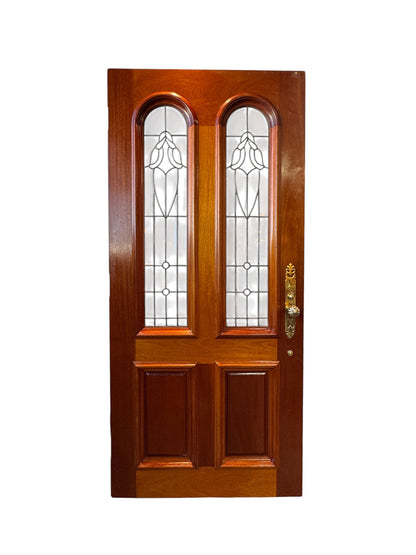 Mahogany Front Door With Hardware